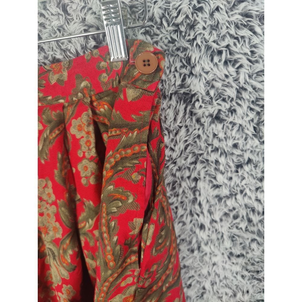 VINTAGE Womens Forest Fairy Romantic Earthy Dark Floral Maxi Skirt XS Hippie - Picture 7 of 9